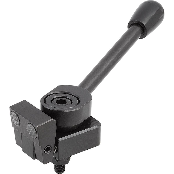 Side Clamp Left A=38, 5 25X24, Form:B Steel